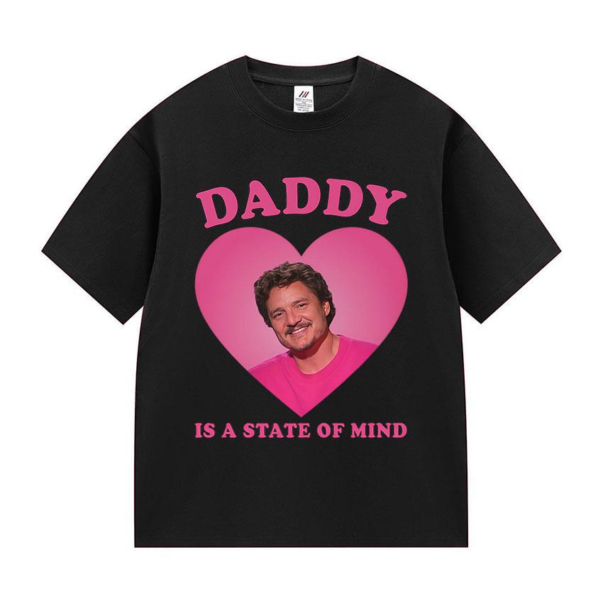 Mens Cotton Oneck shortsleeved Cotton Tshirt Pedro Pascal Graphic 2026NEW Man clothing Fashionable Retro Oversized Y2K shirt