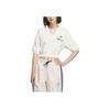 adidas Originals Holiday Play Poloshirt mit Buchstabenmuster Damen Tops Off-White IW6299