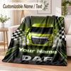 Gepersonaliseerd Flanellen Deken DAF Print Warm Gezellig Deken Huis Bank Beddengoed