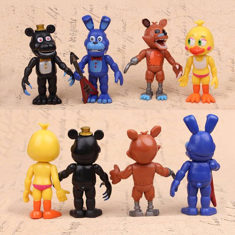 12pcsset 5115cm Five Nights At Freddys Figure Bear Doll Action Figures Toy