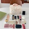 Heart Makeup Bag Handheld Large Capacity Multi-Functional Multi-Layer Portable Travel Skincare Toiletry Organizer Pouch Case