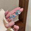 Elegant Summer Blue Sea Salt Crystal Earrings 2025 - Light Luxury Versatile Fashion for Women