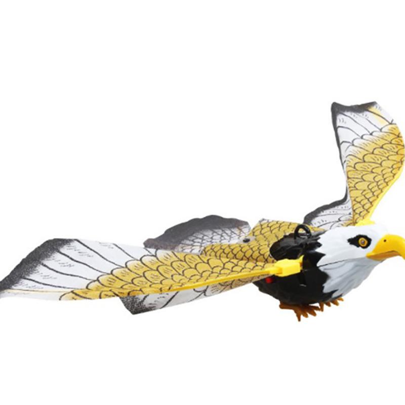 Silent Electric Hovering Eagle Toy, Suspended Wire Simulation Eagle Flying Bird, Children'S Outdoor Parent-Child Play Toy