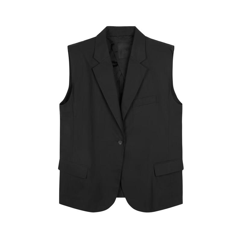 JNBY Summer Lapel Collar Sleeveless Vest
