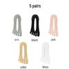 Langsha Women's Invisible Thin Five-Toe Socks