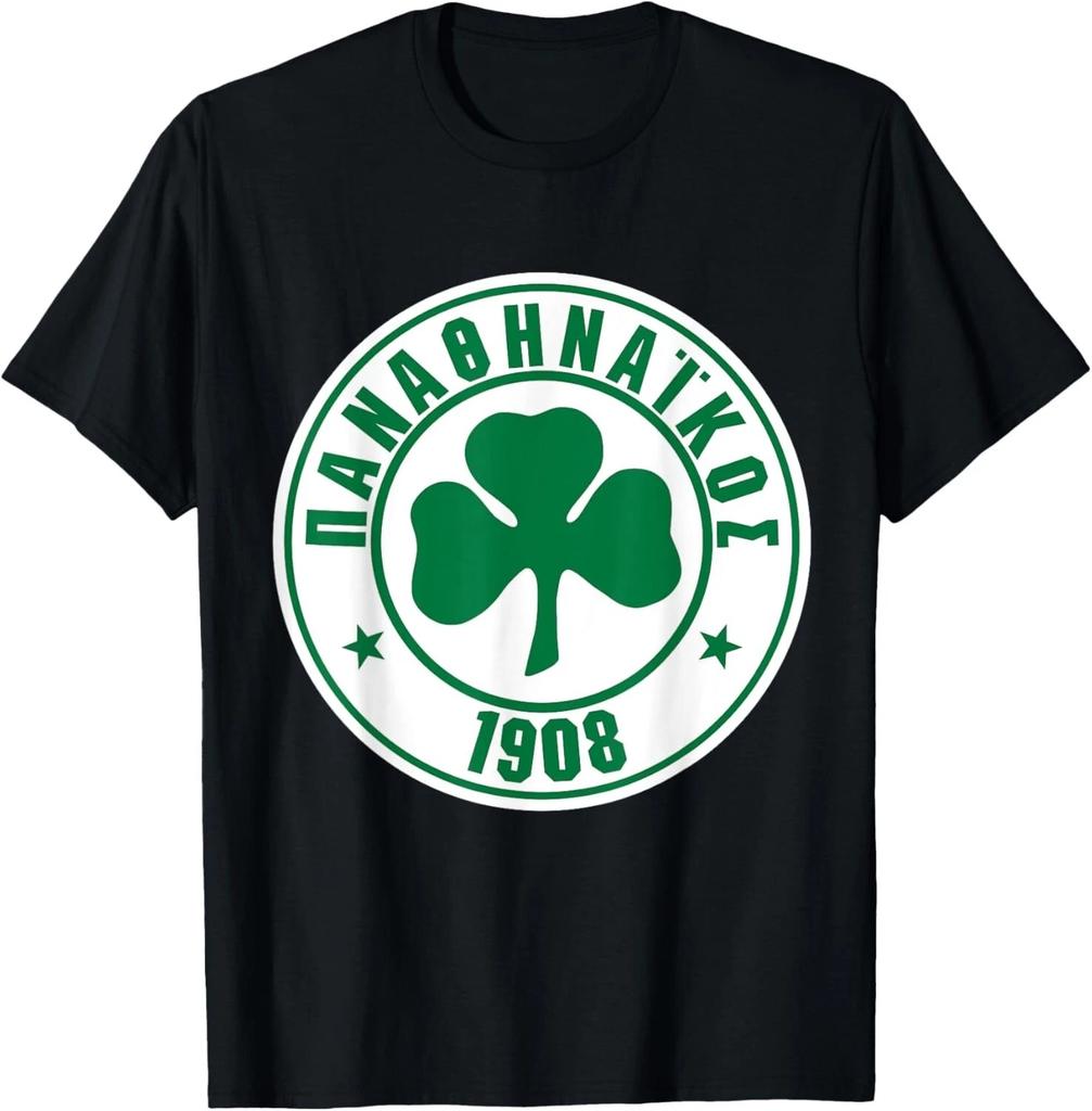 Panathinaikos Club Sostenitore Tifoso Grecia T-Shirt Greca