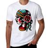 Traditional Gypsy Tattoo Piece Tshirt Work Utility Short Sleeve Shirt