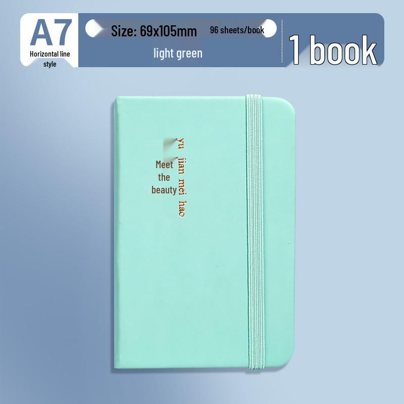 A7 Mini Pocket Notebook - Portable, Simple Style, High Value Memo Pad