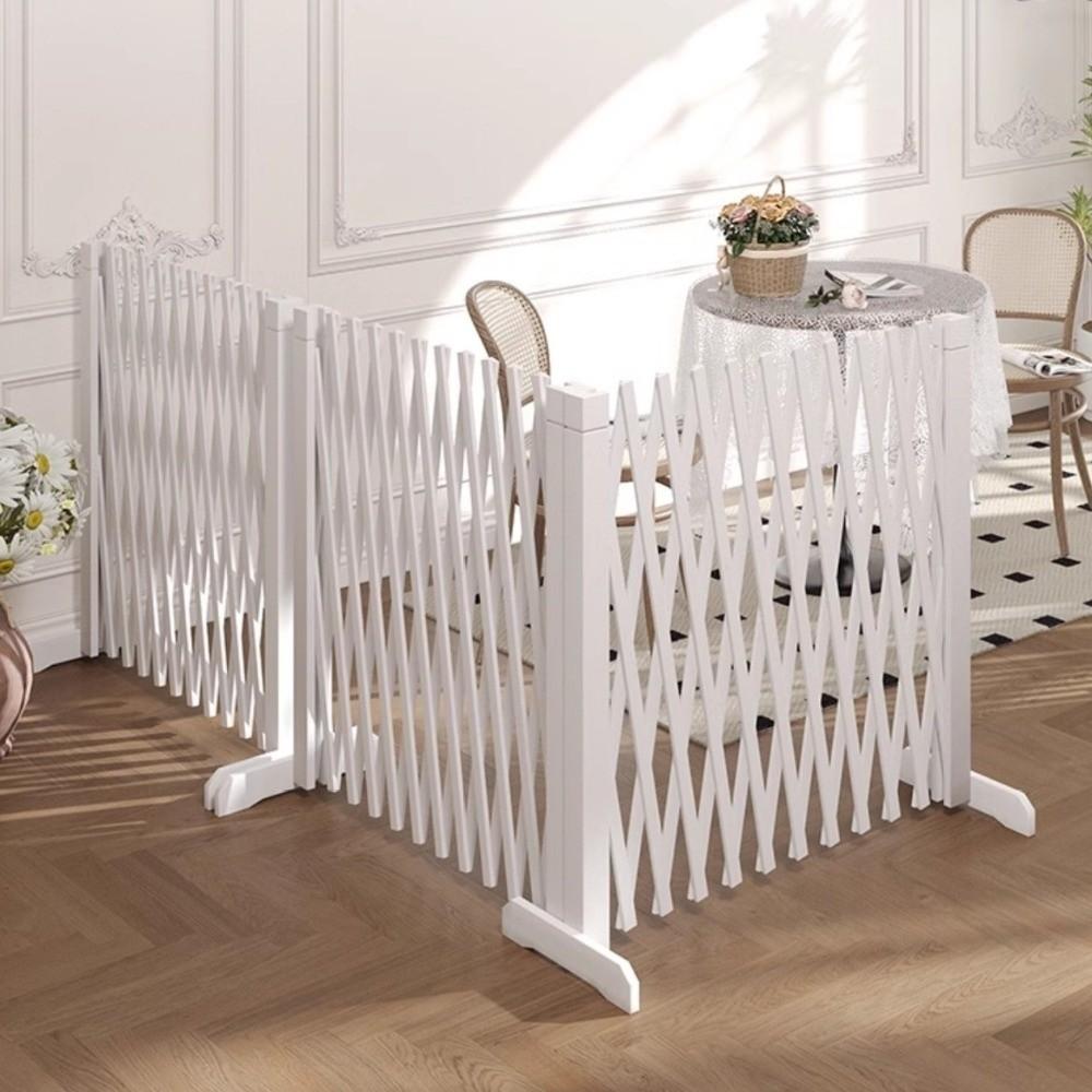Anti-Escape Pet Mesh Isolation Net Folding Dog Safety Enclosure Retractable Pet Gate  Living Room