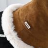 Autumn and Winter New Suede Fleece Burrs Bucket Hat Women's Thermal Basin Hat