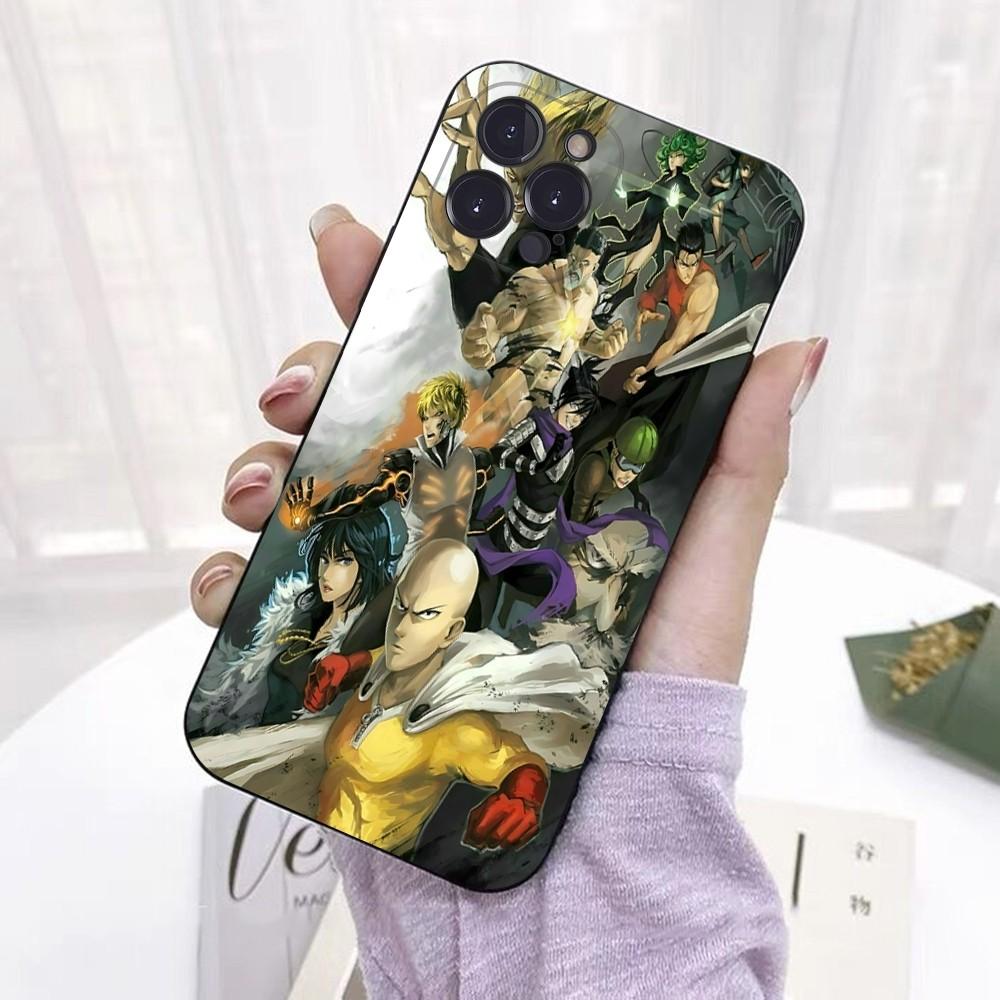 One Punch Man Phone Case For IPhone 16 15 14 11 12 13 Mini Pro XS Max Cover 6 7 8 Plus X Funda Shell