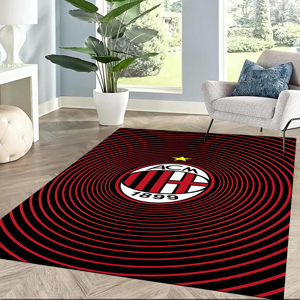 Ac Milan Carpet Design For Dormitory Bedrooms Decorate Room Foyer Antislip Carpet Office Home Decor Perfect Gift For Valentine'S Wedding Birthday