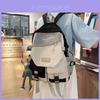 Original Design College Student Backpack With Unique Style For High School And Middle School Students Black