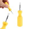 Set Car Plug Terminal Removal Tool Key Pin Extractor Puller 2mm 3mm Electrical Wire Connector With Handle Automotive Repair