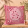 Pink Cherry Balloon Puppy Maple Design Cushion Cover Happy Autumn Harvest decor Holiday Decorati Pillow Cover