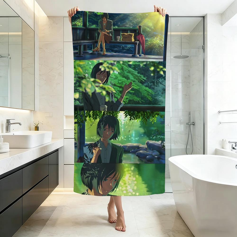 Beautiful-The Garden of WordsS Towel Five-Star Hotel Quality Eco-Friendly Ultra Soft Thick Towels & Beach Towels