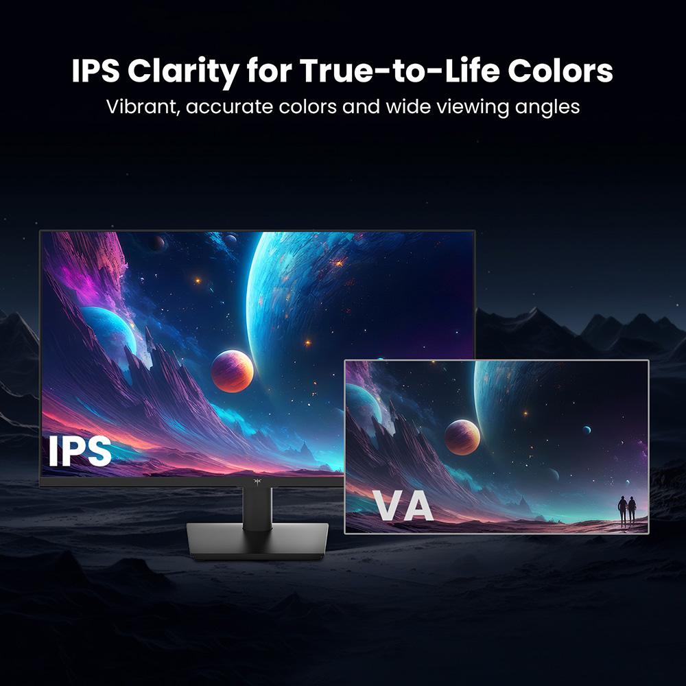 Monitor da Ufficio KTC H27T27, 27 pollici 2560×1440 2K QHD Schermo IPS Veloce, Frequenza di Aggiornamento OC 120Hz, 99% sRGB, HDR, Compatibile FreeSync & G-Sync