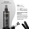 Hair Pure Heat Protector Spray | Hair Styling Spray for Women & Men | Heat Protection Spray for Upto 230 °C | Less Breakage | Frizz Free & Damage Co