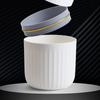 Compact Desktop Trash Can with Lid Desktop Trash Can for Office and Home Use Plastic Waste Bin Organization Container