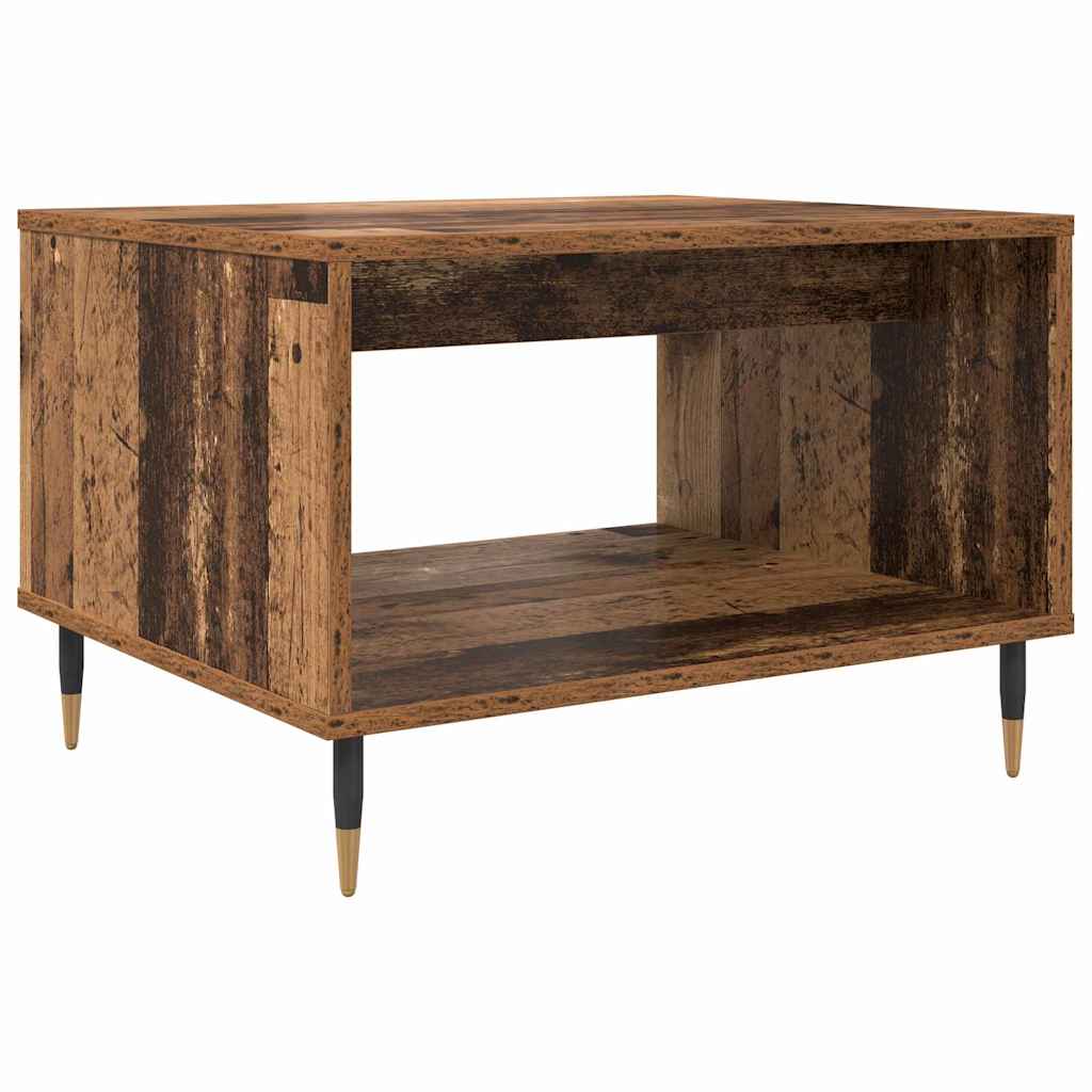 Coffee Table Reclaimed Wood Look 60 x 50 x 40 cm Wood Based Material