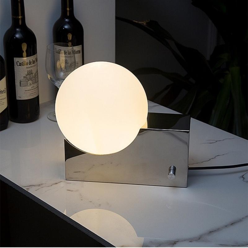 Nordic Minimalist Bedroom Desk Light Study Desk Dimming Lamp Danish Designer Stainless Steel Bedside Eye Protection Light