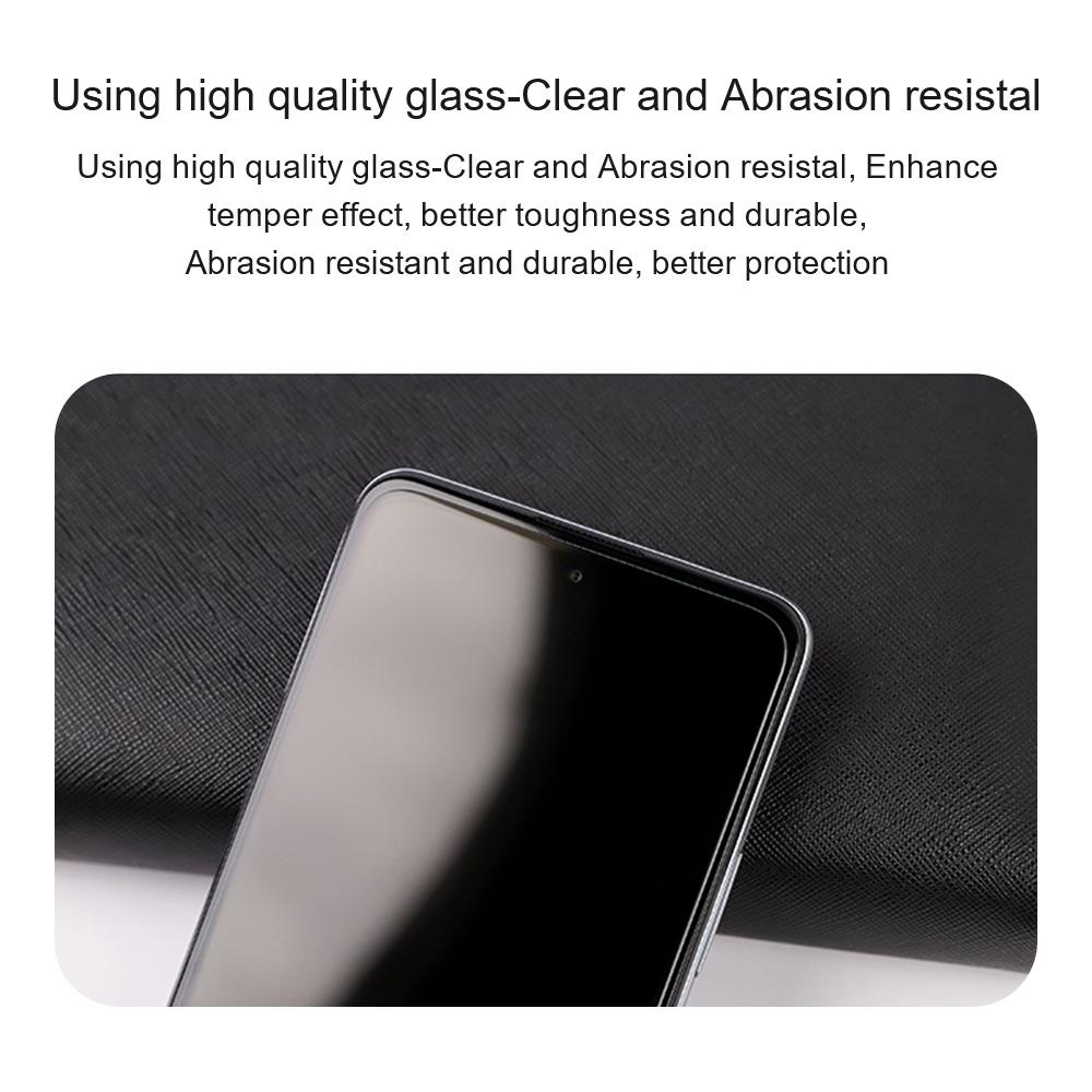 AMORUS For Xiaomi 12 Lite 5G Anti-explosion Protective Film 9H Hardness High Aluminum-silicon Glass Phone Screen Protector with 2.5D Arc Edge