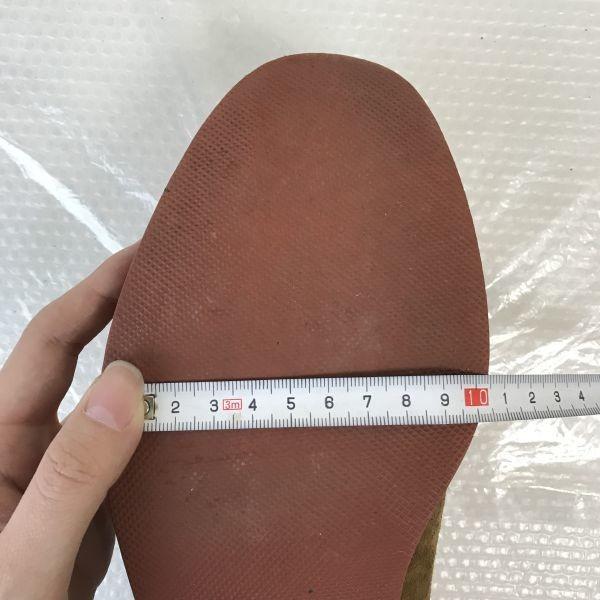 HUSH PUPPIES Suede Plain Toe Shoes Men’s 24.5 Brown Business(USED)