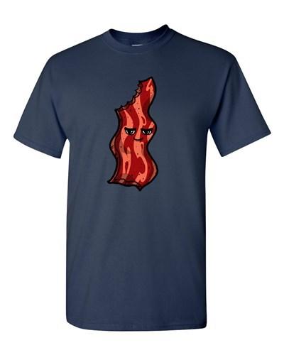 Too Cute To Eat Bacon Lover Meal Food Pig Hog Meat Novelty Adult DT T-Shirt Tee Unisex T-Shirt L