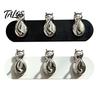 Cat-Shaped Wall Hooks, No Drilling Strong Bearing Capacity Hooks, Three-hook Combination Rack for Keys Bags Accessories