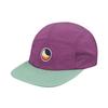 Tikestudeomun Klassische Patch-Vise Zweifarbiges Camp-Cap Pflaume Petrolgrün (Klassische Patch Visol Zweifarbig Camp Cap Plm/Pgr)