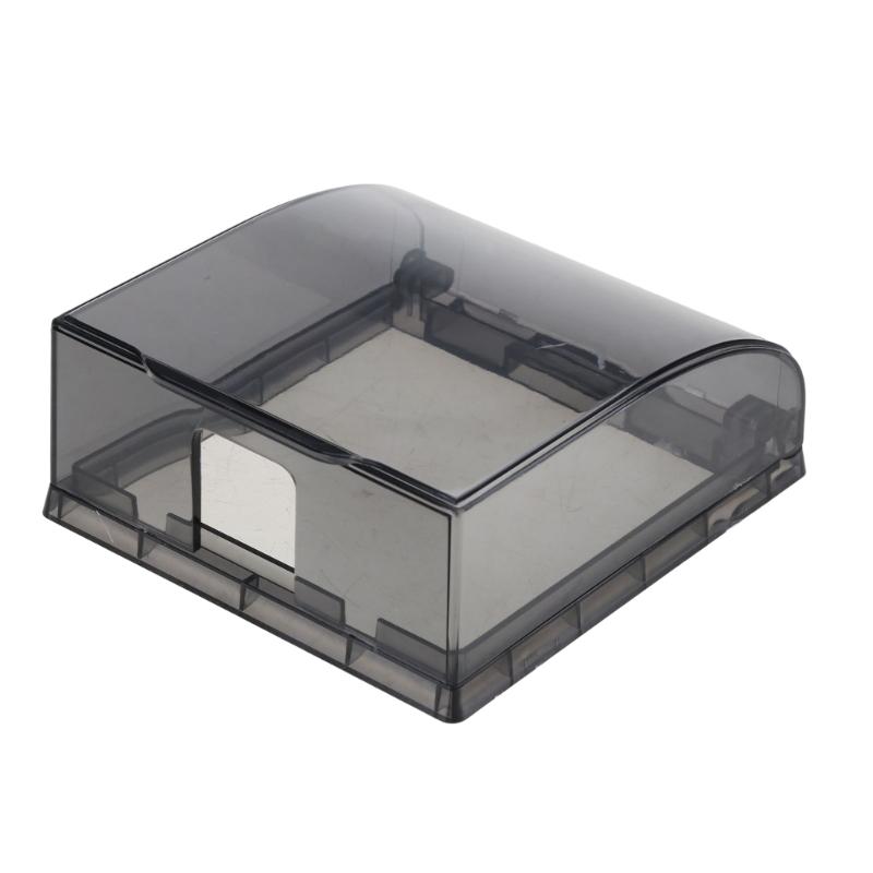 Type 86 Heightened Waterproof Splashproof Box Bathroom Accessories Electrical Wall Socket Switch for Protection Cover