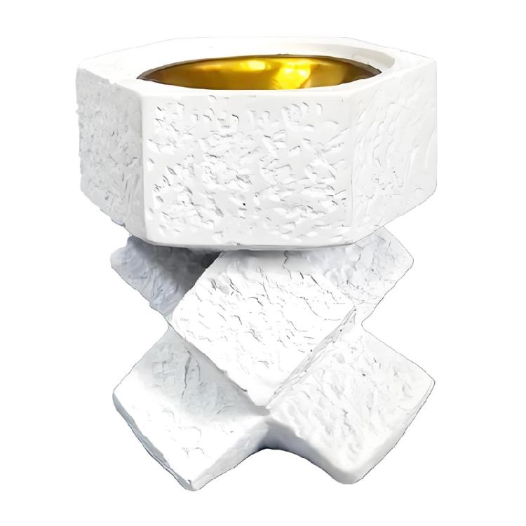 Contemporary Crosses Styles Resin Incenses Burners Holder Spiritual Aromatherapies Meditations for Home or Office