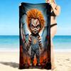 1Pc Horror Doll Knife Beach Towel Quick Dry Multiuse For Beach Pool Gym Yoga Home Travel Christmas Halloween Xmas Gift L114