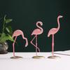 Art Resin Flamingo Sculpture For Home Office Desk Decoration Gift For Colleagues