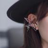 2026 New Mechanical Bird Ear Clip for Women Personality Silver Color Metal Swallow Non Piercing Earrings Ear Cuff Y2K Jewelry