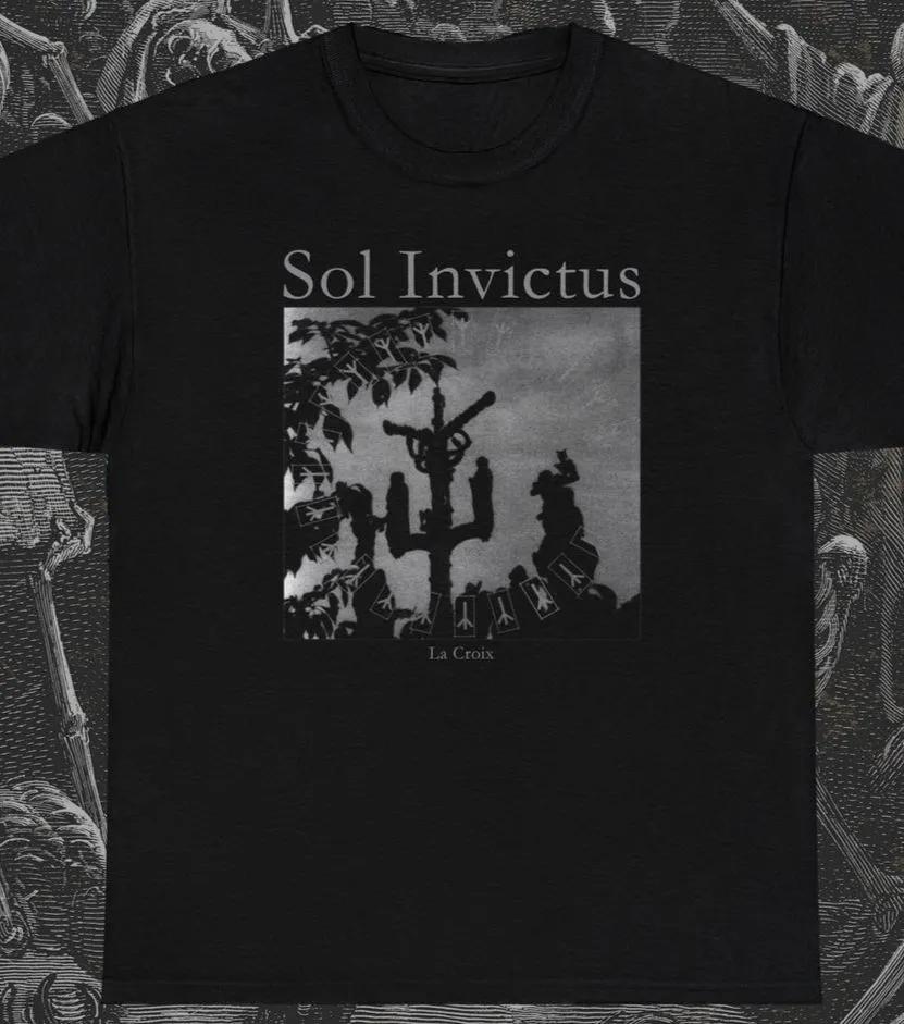 Unisex Short Sleeve Crew Neck Cotton T Shirt Sol Invictus La Croix L