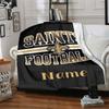 Saints Football Team Logo Customized Your Name Blanket Lightweight And Comfortable Warm Blanket Suitable For Bed Home Chair Office Sofa Camping
