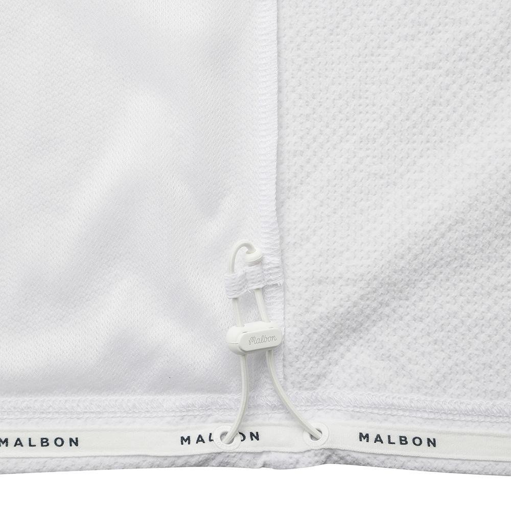 MALBON GOLF Seersucker Collar Piste Off White (Man)