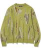 NOT4NERD N4Nd Graffiti Mohair Knit Sweater - Green