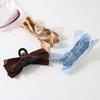 Sweet Bow Grab Clip Girls Elegant Ponytail Braid Claw Clip Sweet Shark Crab Hair Card Korean Exquisite Hair Accessories