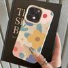 HOT Luxury Retro Flowers Lichee Leather Pattern Phone Case For iPhone 17 16e 16 15 14 13 12 11 Air Pro Max Plus X XR XSMax