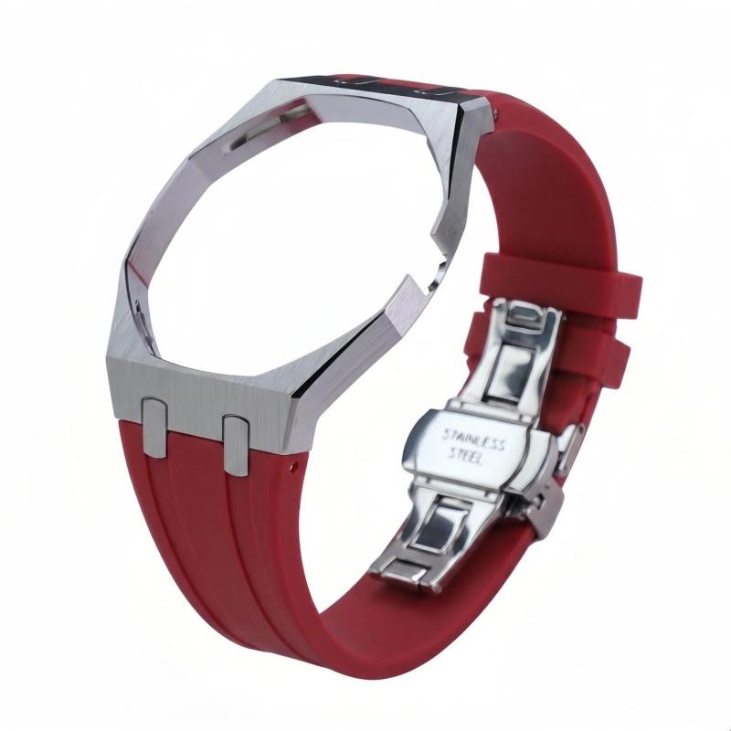 Nerezové pouzdro na hodinky Silikonový řemínek Mod Kit Pro Swatch X AP Royal Pop Kapsička na mince na hodinky Personalizované doplňky 7