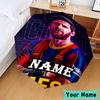 Custom Name Argentina Football Legends Umbrella, Foldable Umbrella Suitable for Outdoor Shopping Travel Sports, Exquisite Gift for Family