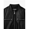 Michael Kors Herman Key Single Riders Jacket Mc577481 Black