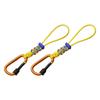 23 cm Utility Cord with Metal Hook, Outdoor Bottle Carry Set 2 Pack, for Camp Trail Bag Travel and Daily Gear Use