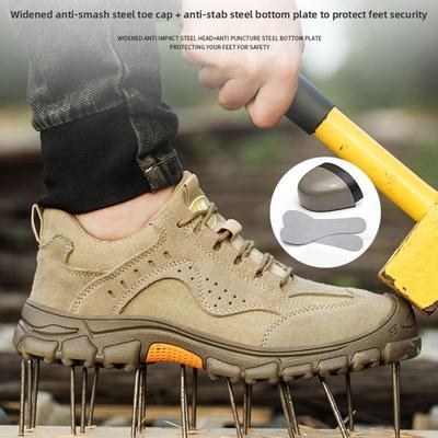 Men Safety Protective Shoes for Electric Welder Insulated Anti Scalding Work Shoes Outdoor Anti Slip Hiking Sneakers Steel Toe
