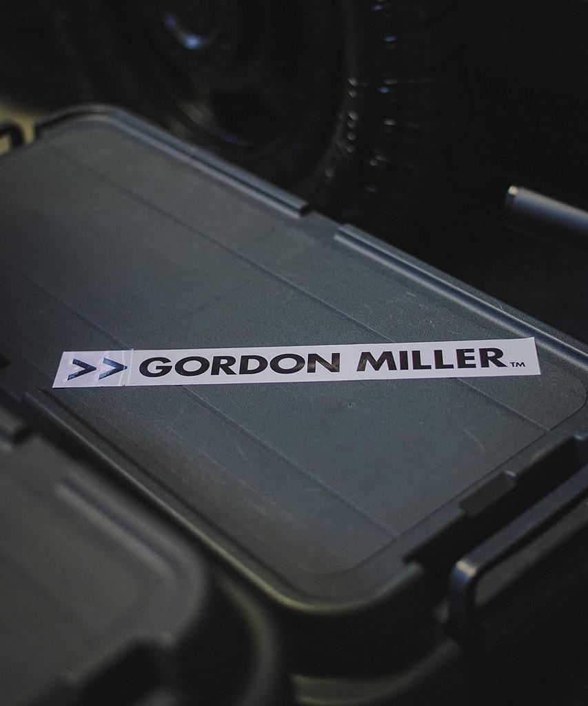GORDON MILLER cut sticker black 1765491 340×28