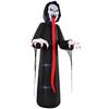 10 FT Halloween Inflatable Skeleton, Scary Halloween Decoration with Built-in LED Lights for Indoor Outdoor Decor