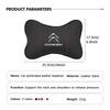 AQE3   Car Headrest Waist Rest Neck Support Seat Lumbar Cushion Pillow For Citroen C5 C1 C2 C6 C4L DS3 DS4 DS5 C-Elysee Grand Berlingo