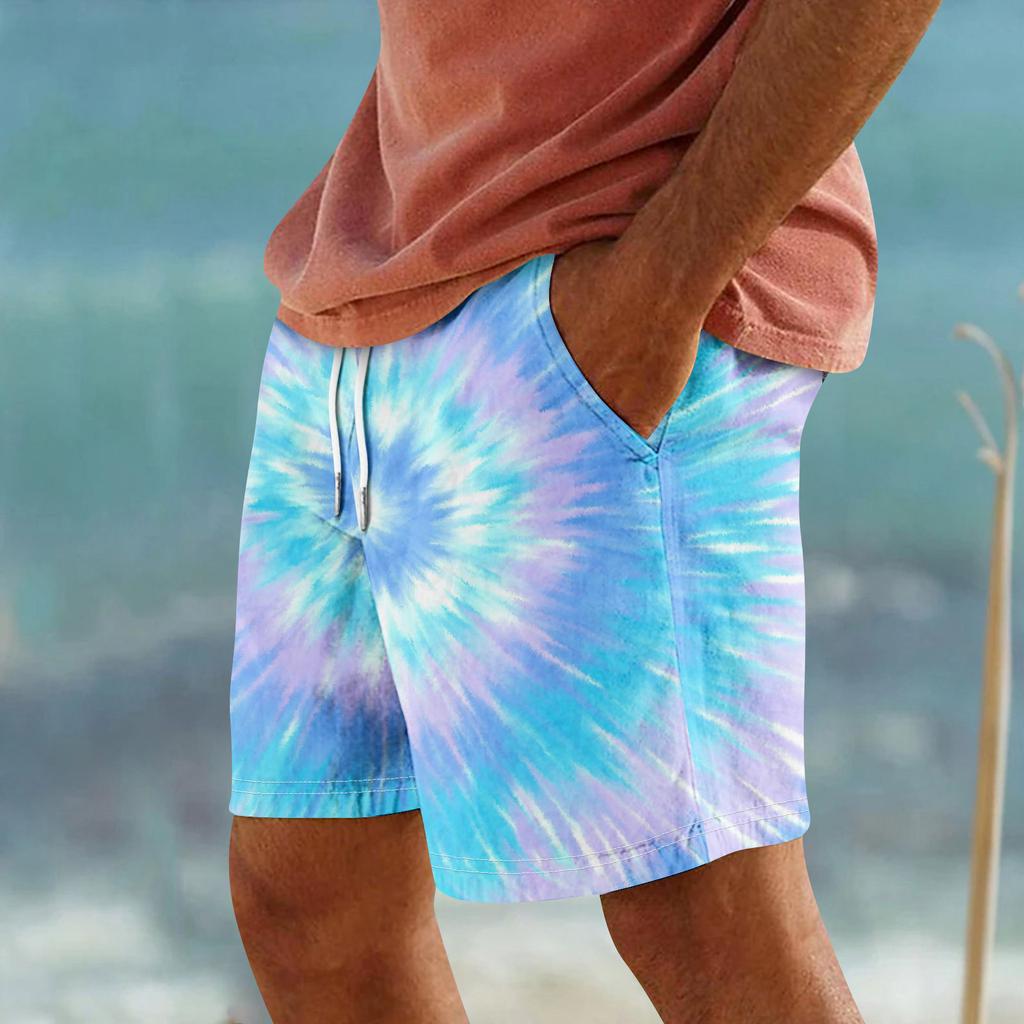 Short de sport décontracté en coton et lin pour homme, pantalon de jogging décontracté avec poches